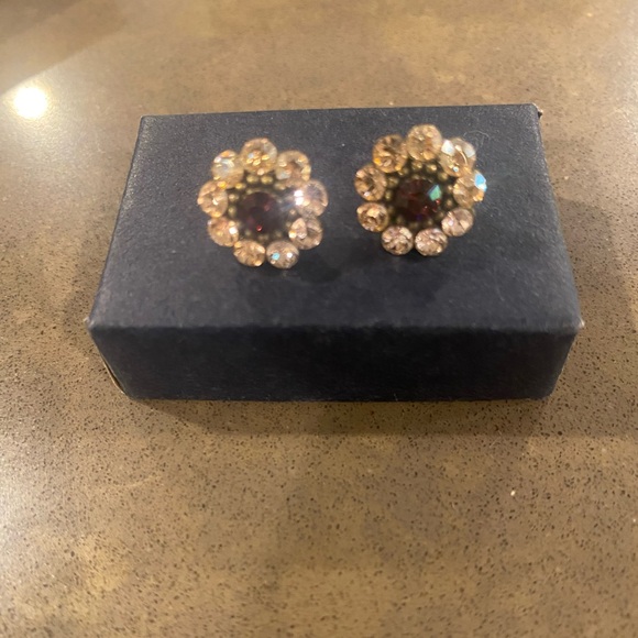 Michal Negrin Vintage Earrings with Real Swarovski Crystals. - Picture 3 of 3